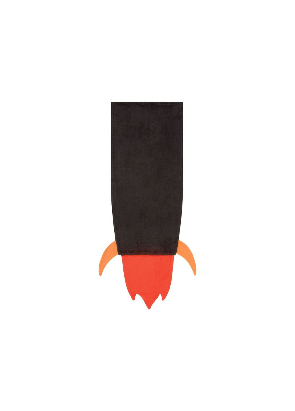 Спальний мішок кокон плюшевий ракета для хлопчика 320870 чорний Meradiso (265295035)