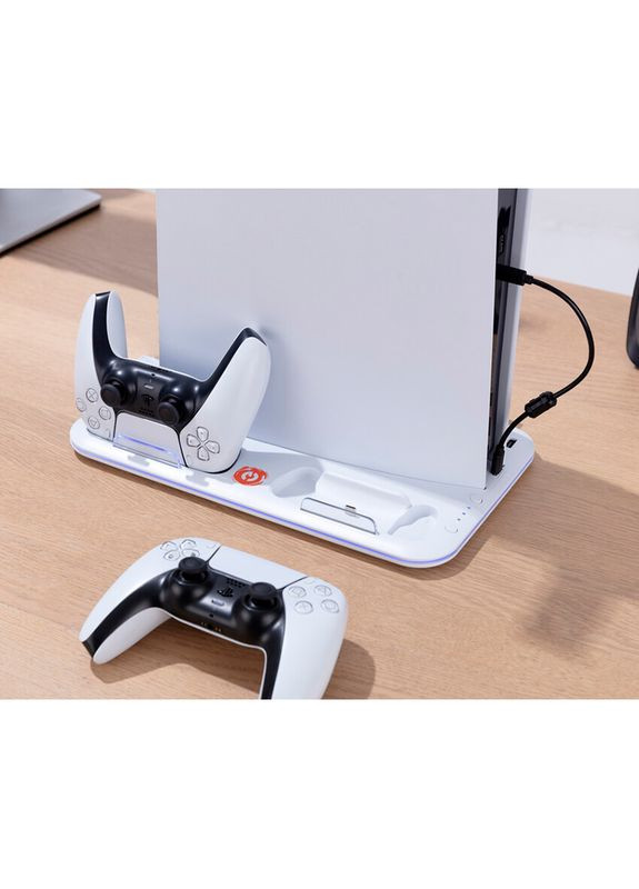 Підставка для PS5 CS-51 RGB Slim/DE White (CND-CSPS5W-1) Canyon (328962005)