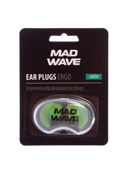 Беруши для плавания в футляре ERGO M071201 (60444076) Mad Wave (303401749)