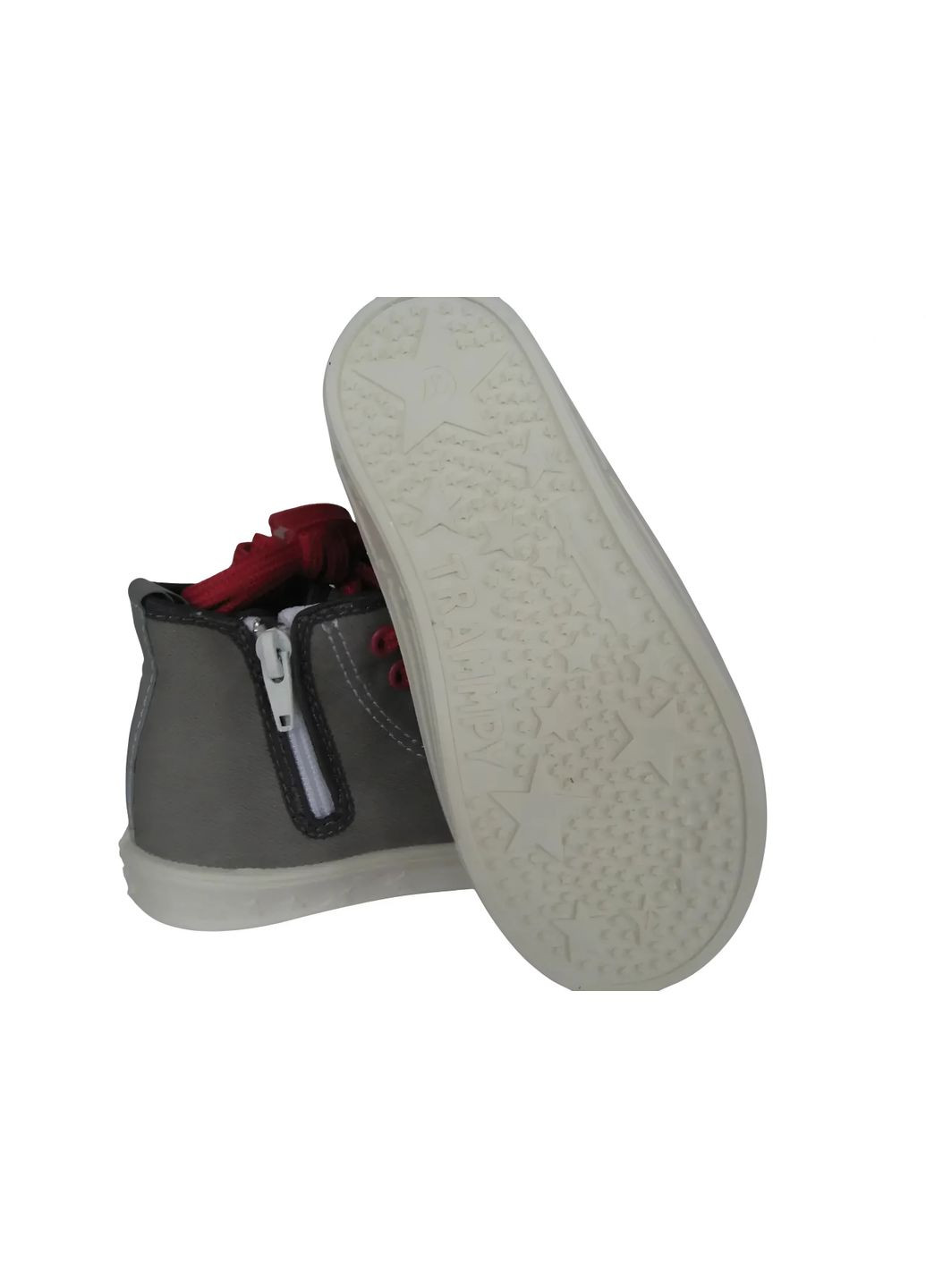 Серые кеды для девочки 3486 серый Zetpol