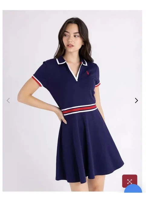 Синее платье женское голубое uss polo, uss polo размер м U.S. Polo Assn.