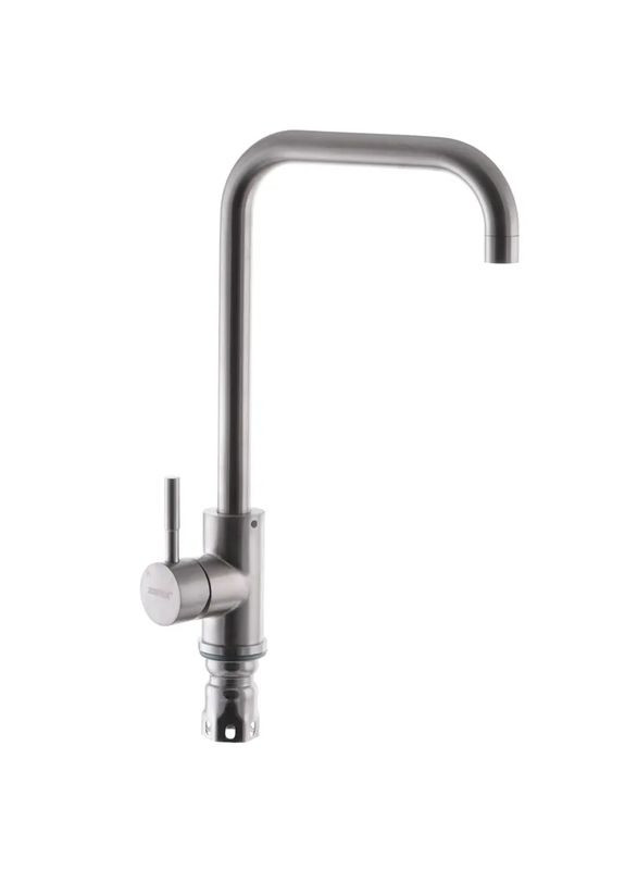 Смеситель для кухни ZS-8106 (ZX2689) — однорычажный смеситель для кухни с поворотным изливом, нержавеющий корпус SUS304 Zerix (334003537)