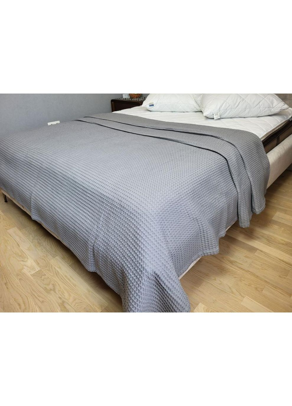 Покривало Сірий, Піке Сота 180*220 No Brand (363194134)