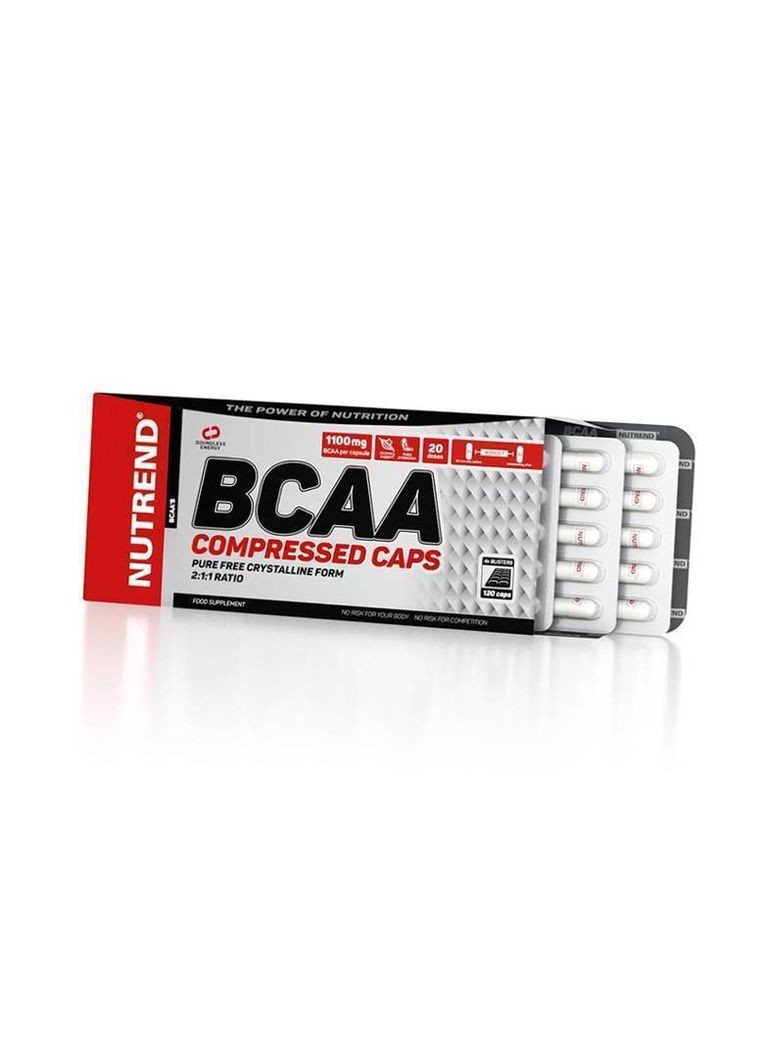 ВСАА в капсулах, BCAA Compressed caps, 120капс (28119008) Nutrend (293255733)
