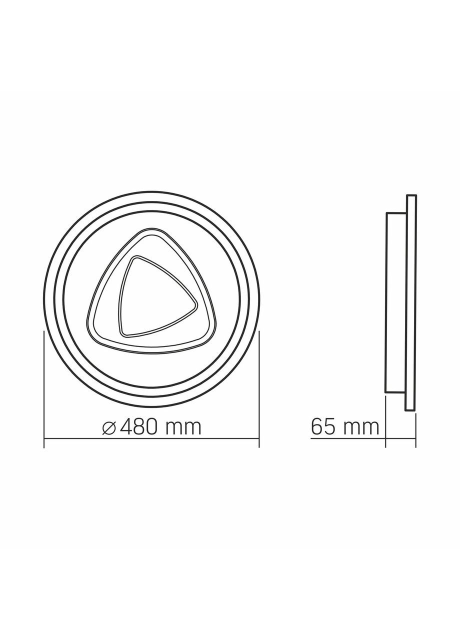 LED світильник функціональний DECORA 56W VL-CLD-997-SL Videx (349443831)