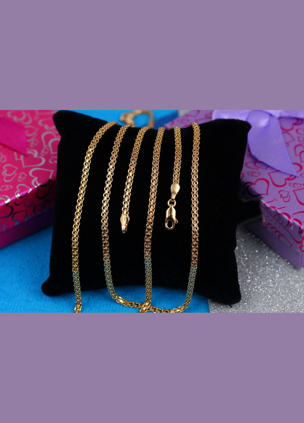 Ланцюг бісмарк 50 см 3 мм золотистий Xuping Jewelry (317269560)