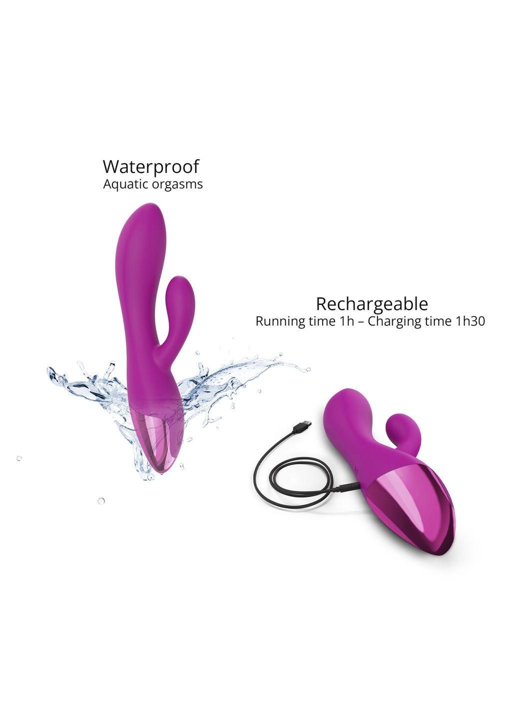 Вібратор-кролик FUNKY BUNNY – SWEET ORCHID Love To Love (296492168)