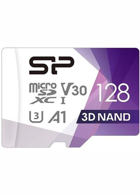 Карта памяти MicroSDXC 128 Гбайт U3 A1 V30 Superior Colorful Silicon Power (285719565)