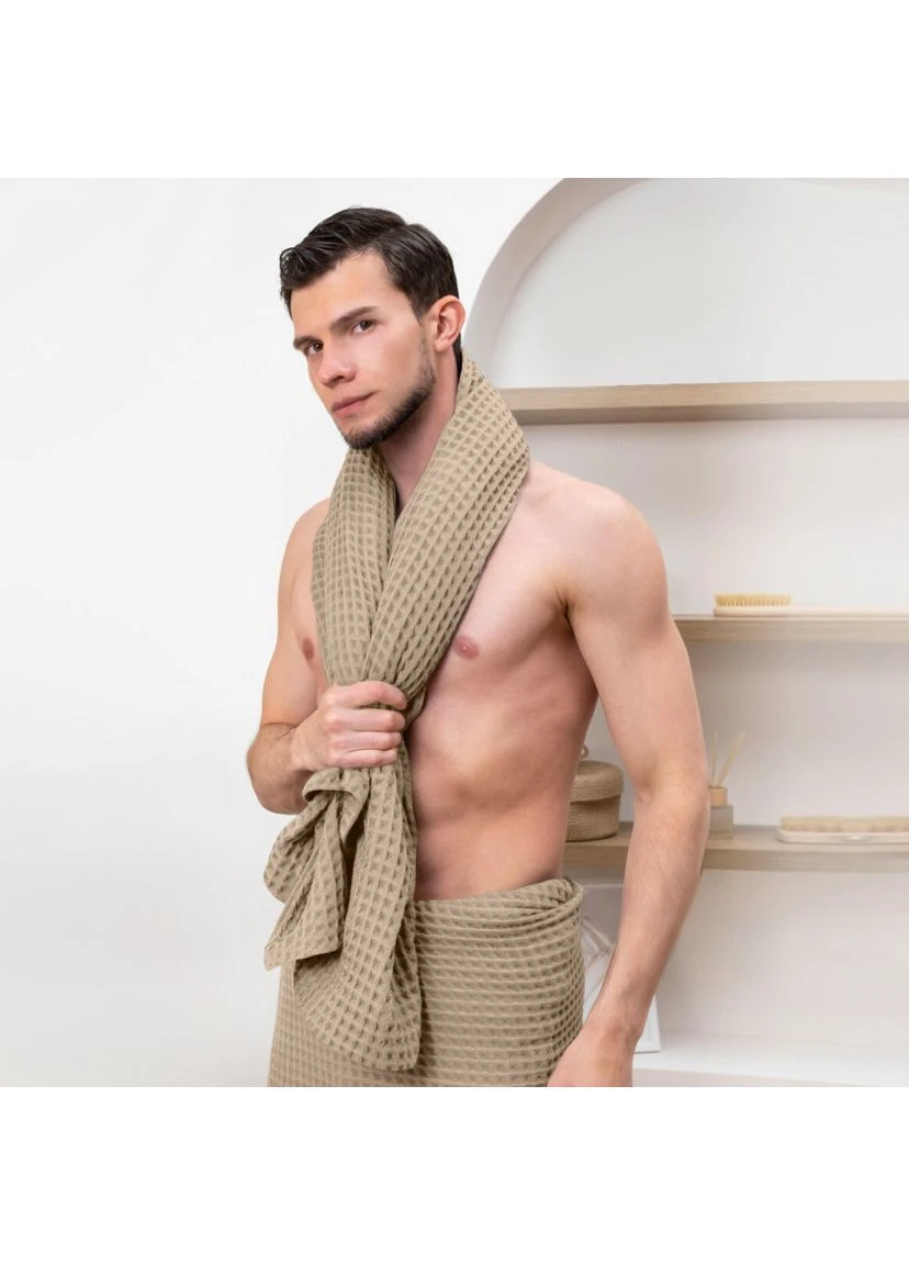 Вафельные полотенца Beige Greek Waffle Бежевый 2 шт (75x95_34Beige75x130) Cosas бежевый