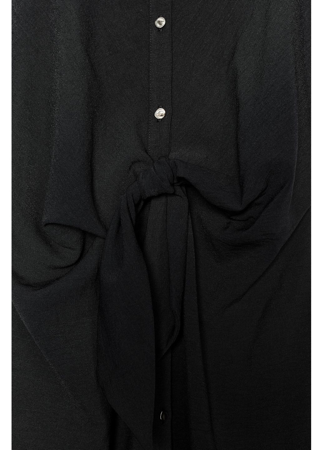 Чорна сукня міді з вузлом Zara