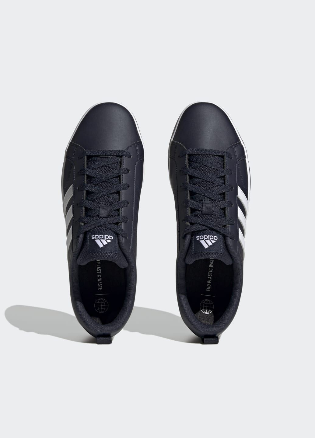 Синій Літні кросівки vs pace 2.0 3-stripes branding synthetic nubuck adidas