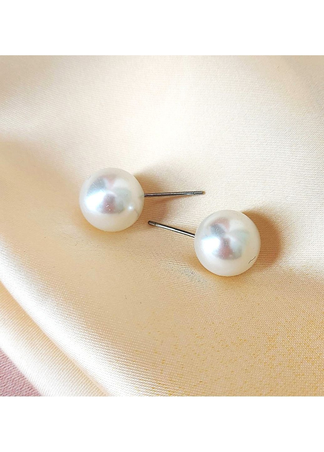 Сережки бижутерия Жемчужинка (имитация) No Brand (369489892)