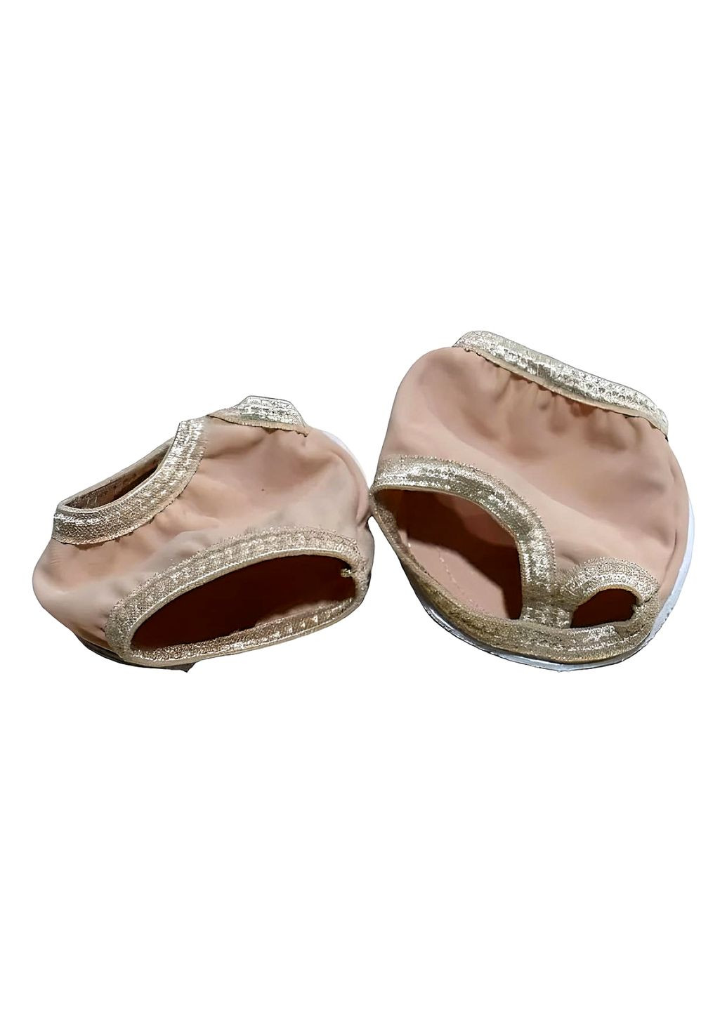 Бежевые обувь для контемпа, полупальцы на две дырки Vlad&K (301509863)