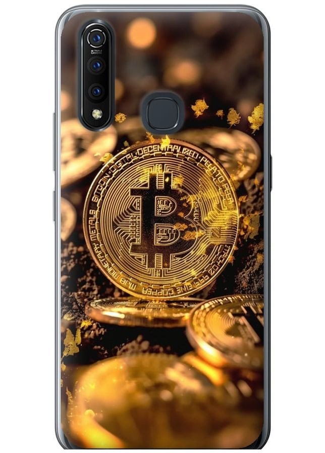 Силиконовый чехол 'Золотая лихорадка биткойна' для Endorphone Vivo Z5X (348432671)