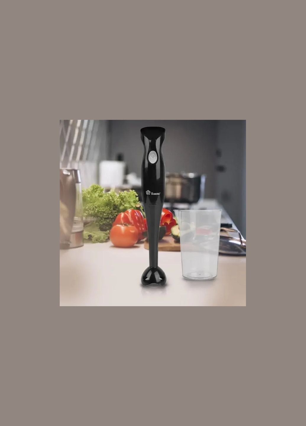 Блендер DOMOTEC MS-5105 (погружной, 400Вт, пластик, + стакан) Mirascreen (357346559)