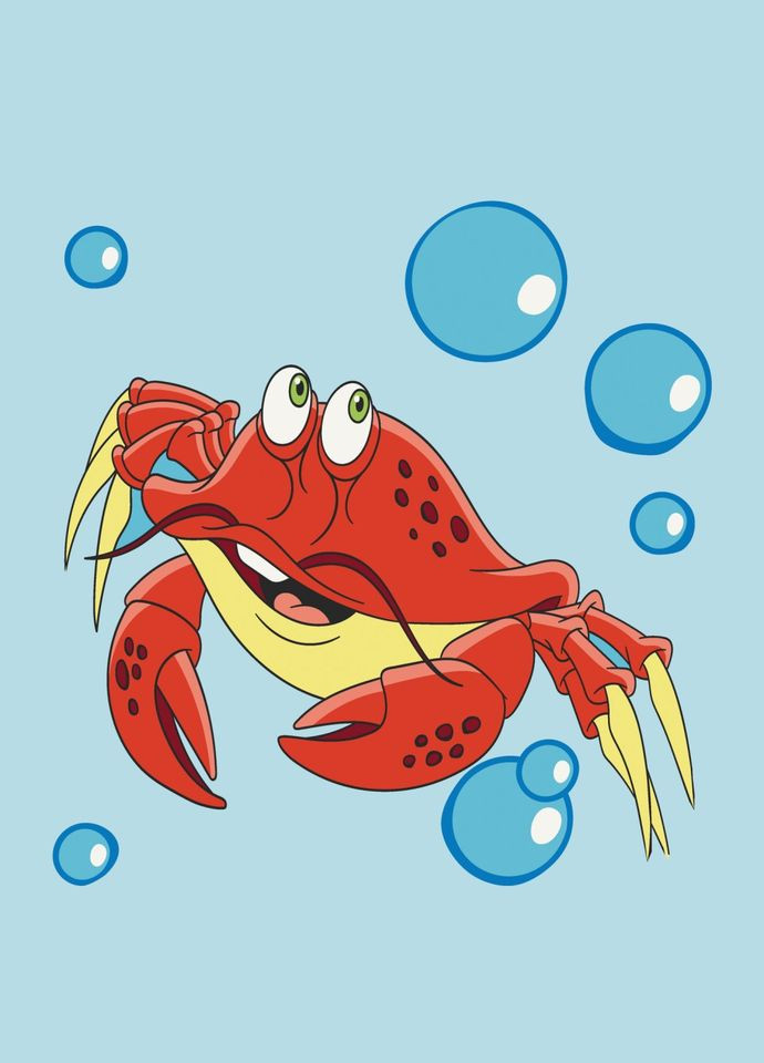 Картина по номерам "Краб" 15098-AC 30х30 см Art Craft (300175067)