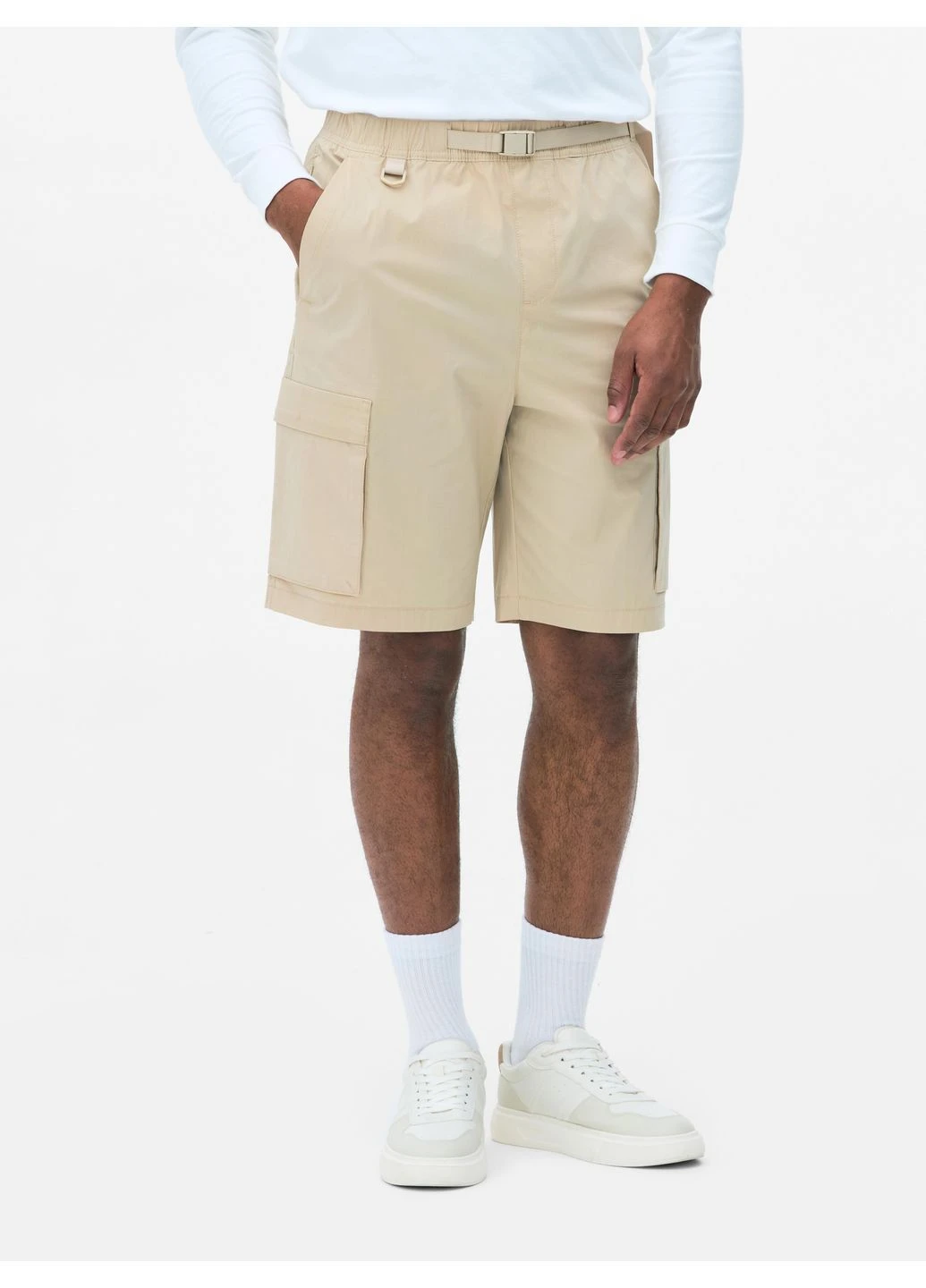 Шорты,бежевый, Primark (394985370)