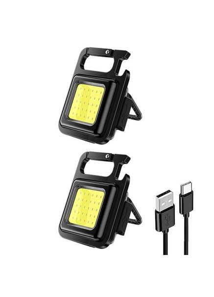 Ліхтарик брелок з відкривачкою і магнітом COB LED 500 lm No Brand (348118886)