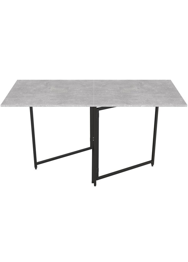 Стіл трансформер книга Панама 75x148x68 Чорний метал ДСП 16 мм (FRD-106825) Ferrum-decor (362346085)