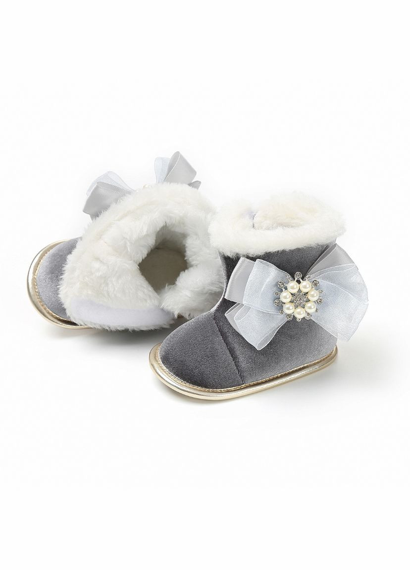 Пінетки з брошкою і бантом ( 13см) (14899) Qoopixie (346490658)