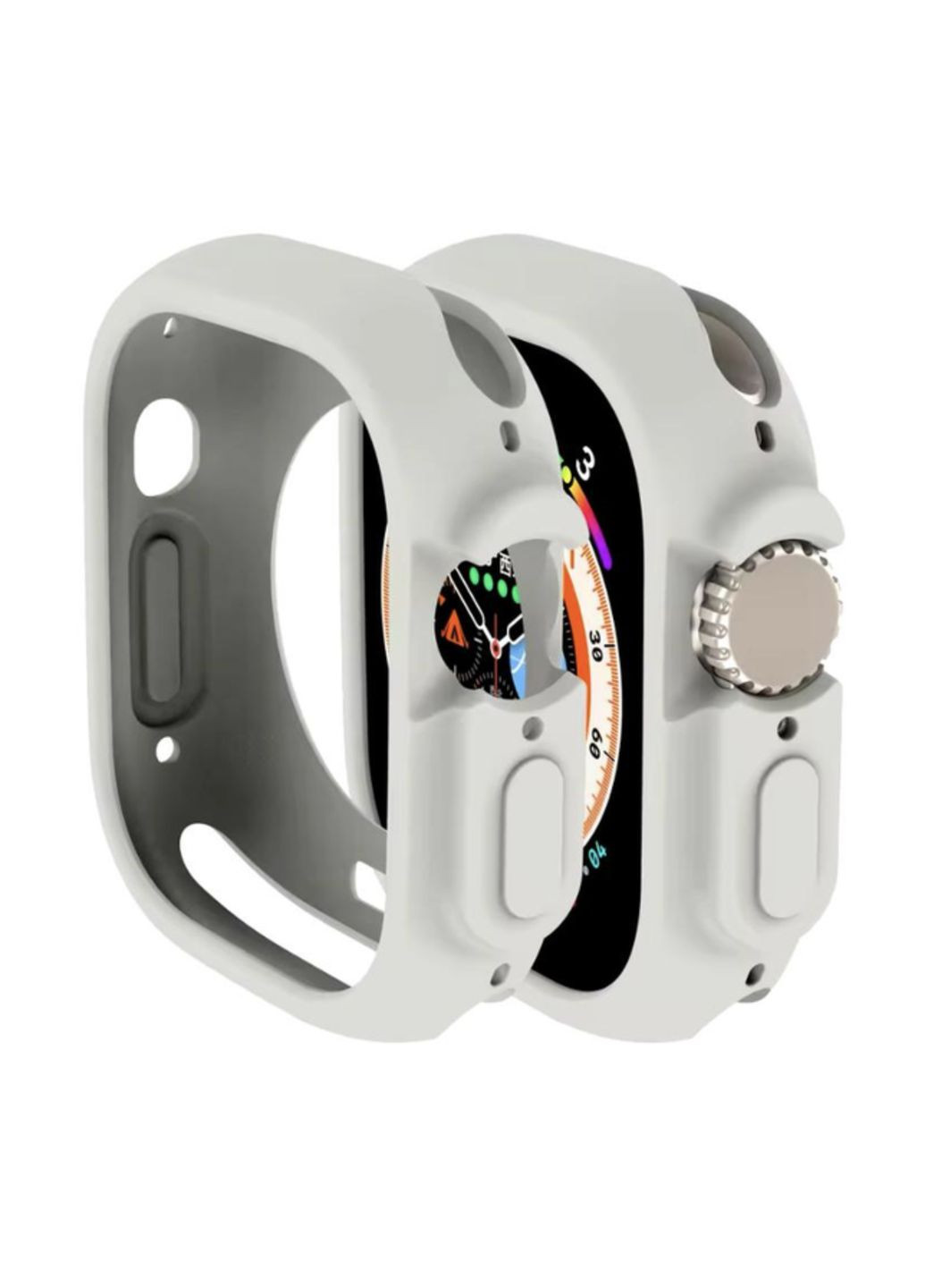 Защитный чехол для Apple Watch 45 мм Серый CHOICE (361205724)