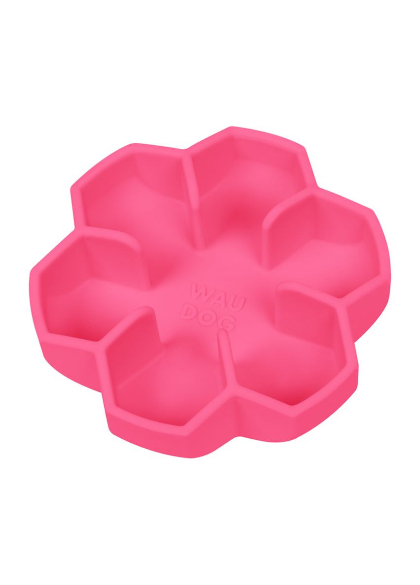 Миска для повільного харчування Silicone, 750 мл, рожевий WAUDOG (323205443)