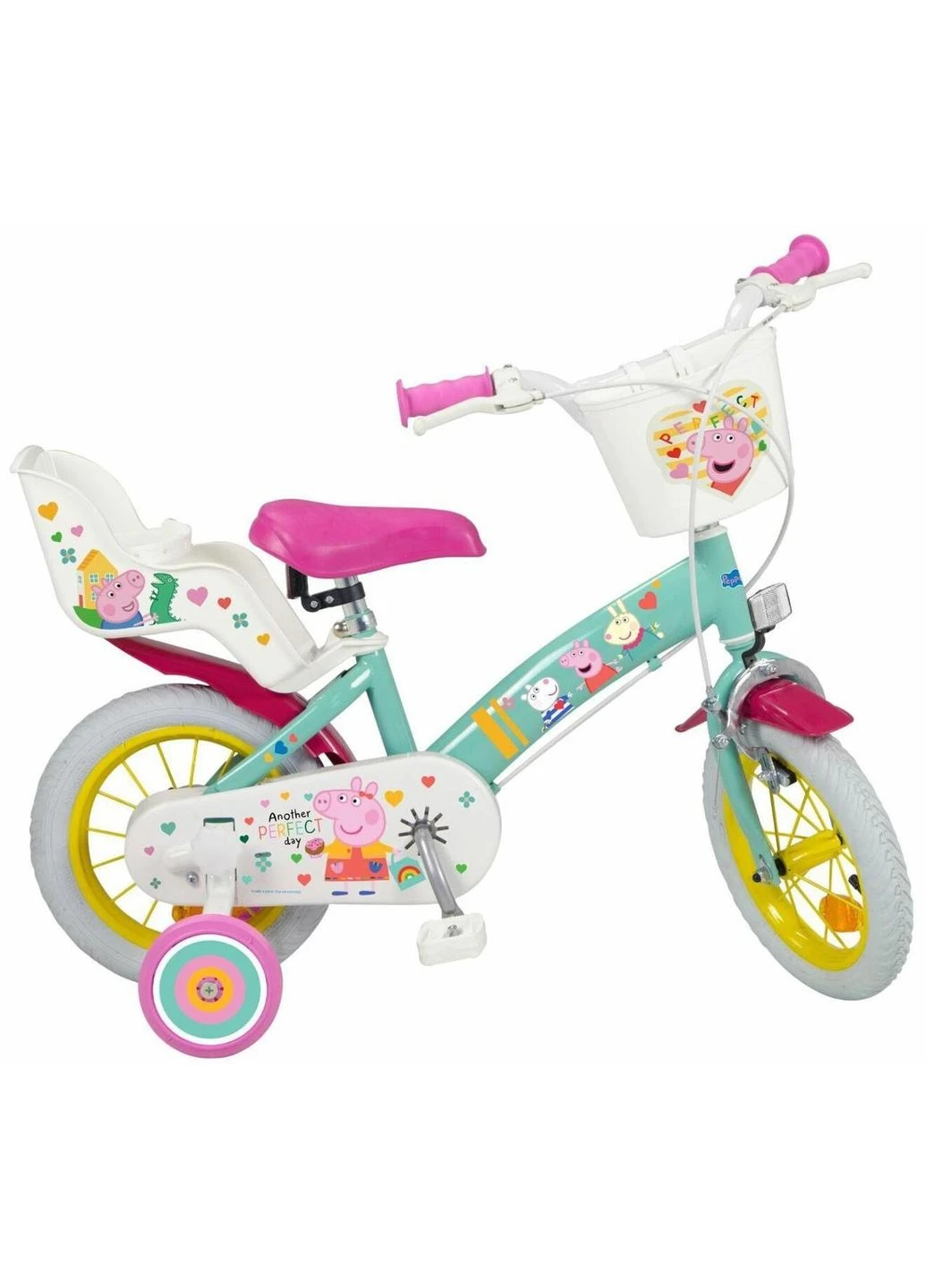 Детский велосипед Toimsa 12" Swinka Green, 1298 Peppa (362540912)