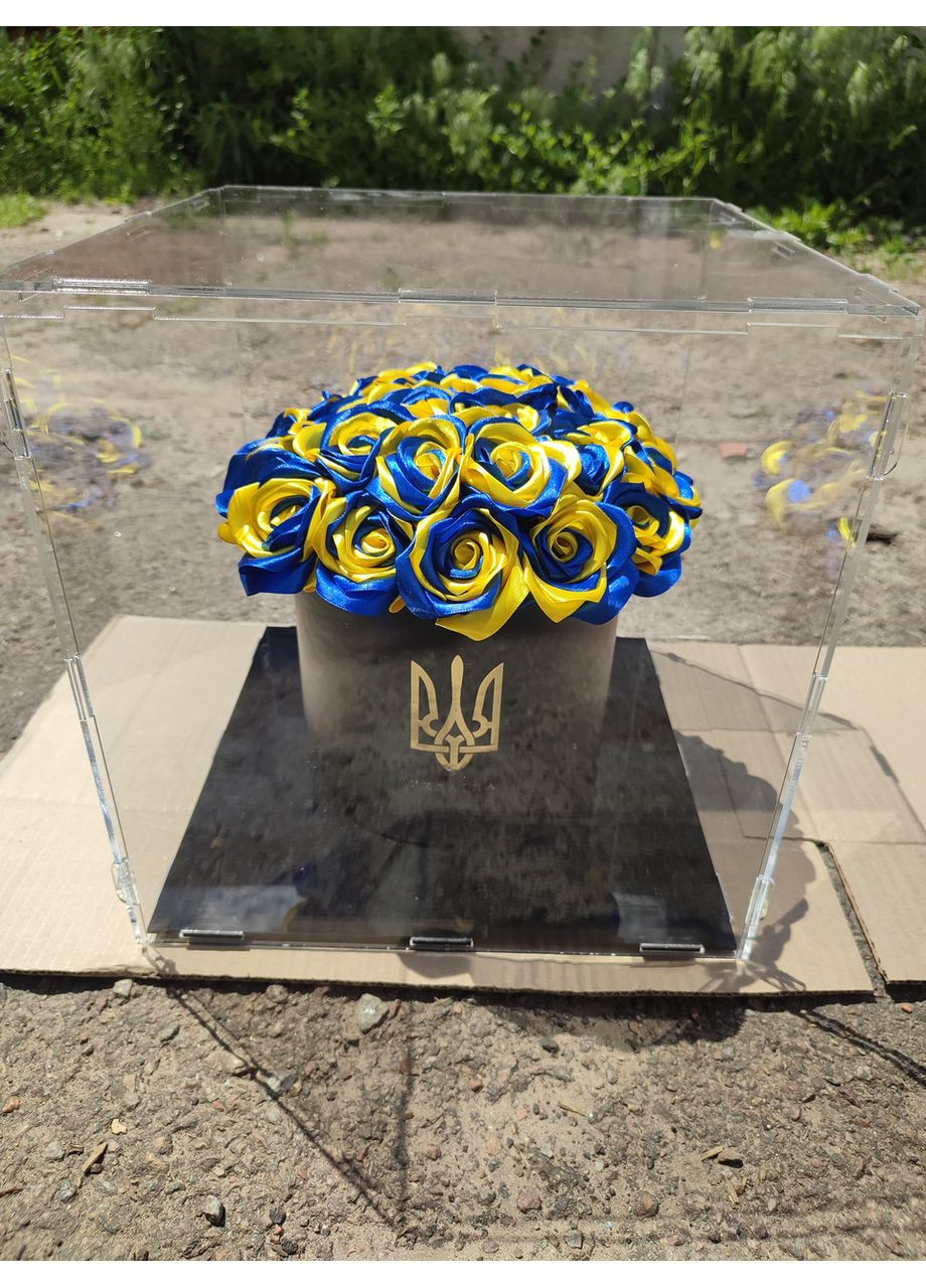 Букет в акриловому кубі No Brand (368672377)