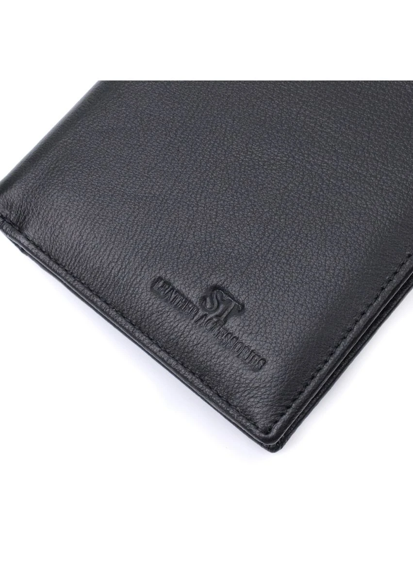 Вертикальный Мужской Кошелек Из Натуральной Кожи Seli st leather (392716131)