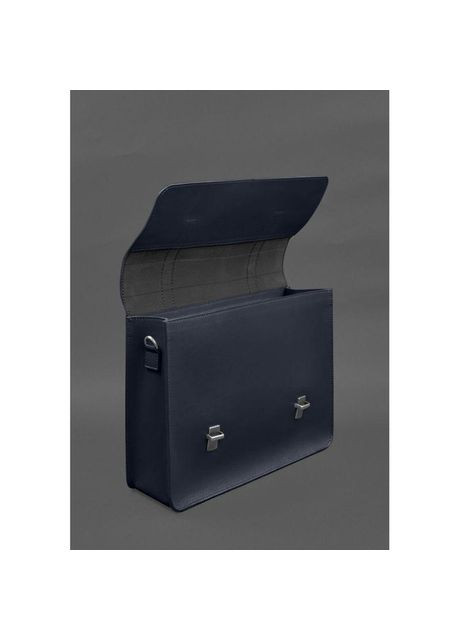 Сумка мужская кожаная портфель в дорогу планшет для документов А4 для телефона Синий 34238 BlankNote (331861754)