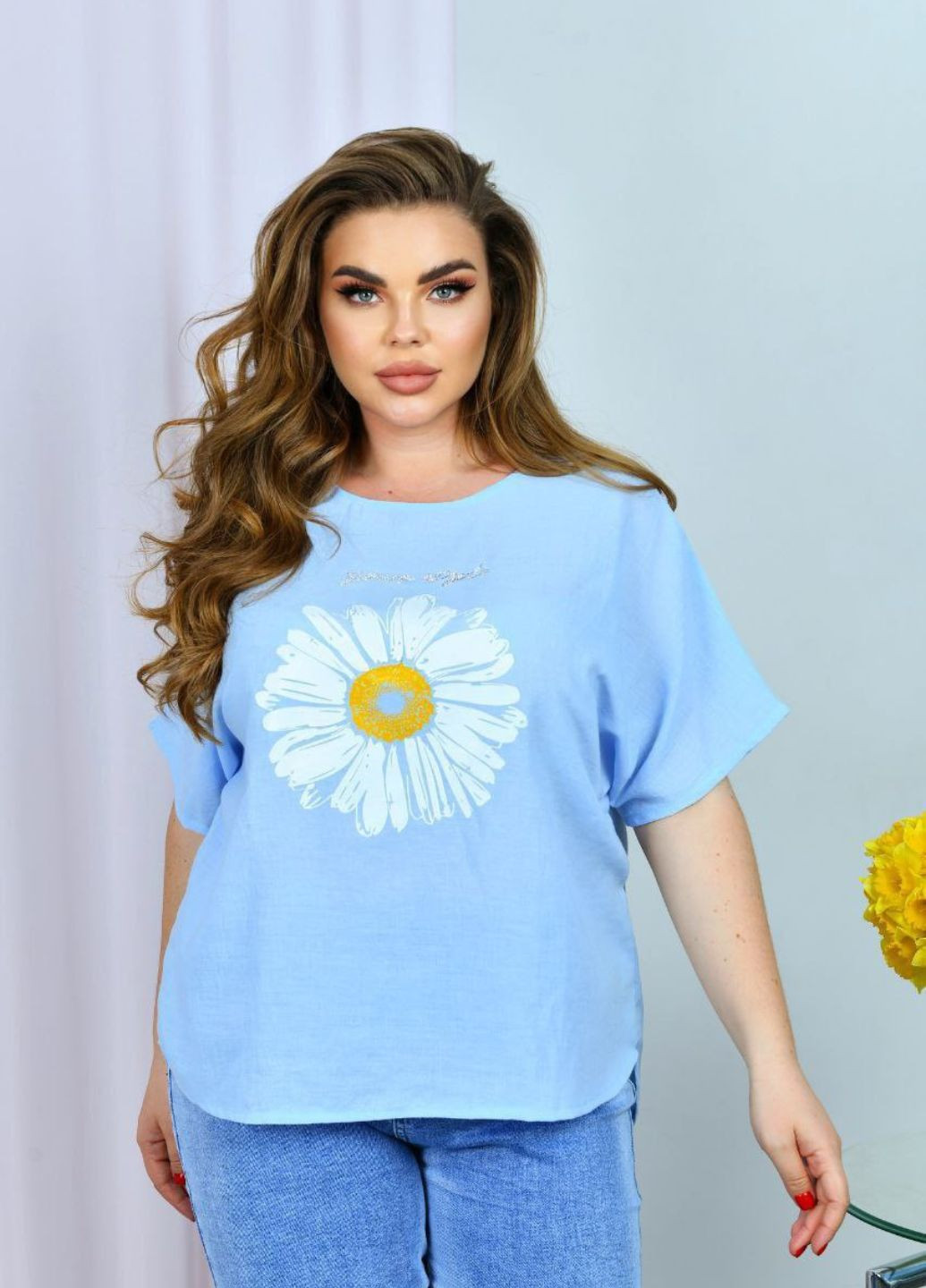 Блуза свободного кроя Tik-Tak - (329958725)