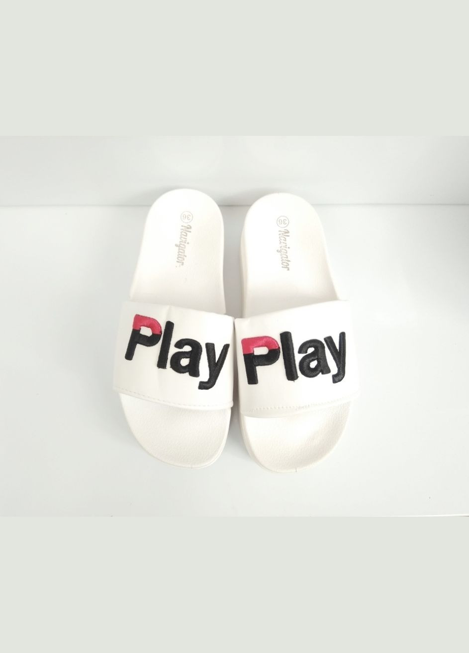 Білі шльопанці Navigator PLAY (299721096)