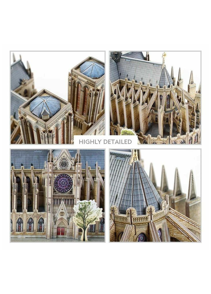 Пазл Трехмерный пазл National geographic Нотр-Дам-де-Пари (DS0986h) Cubic Fun (373001950)