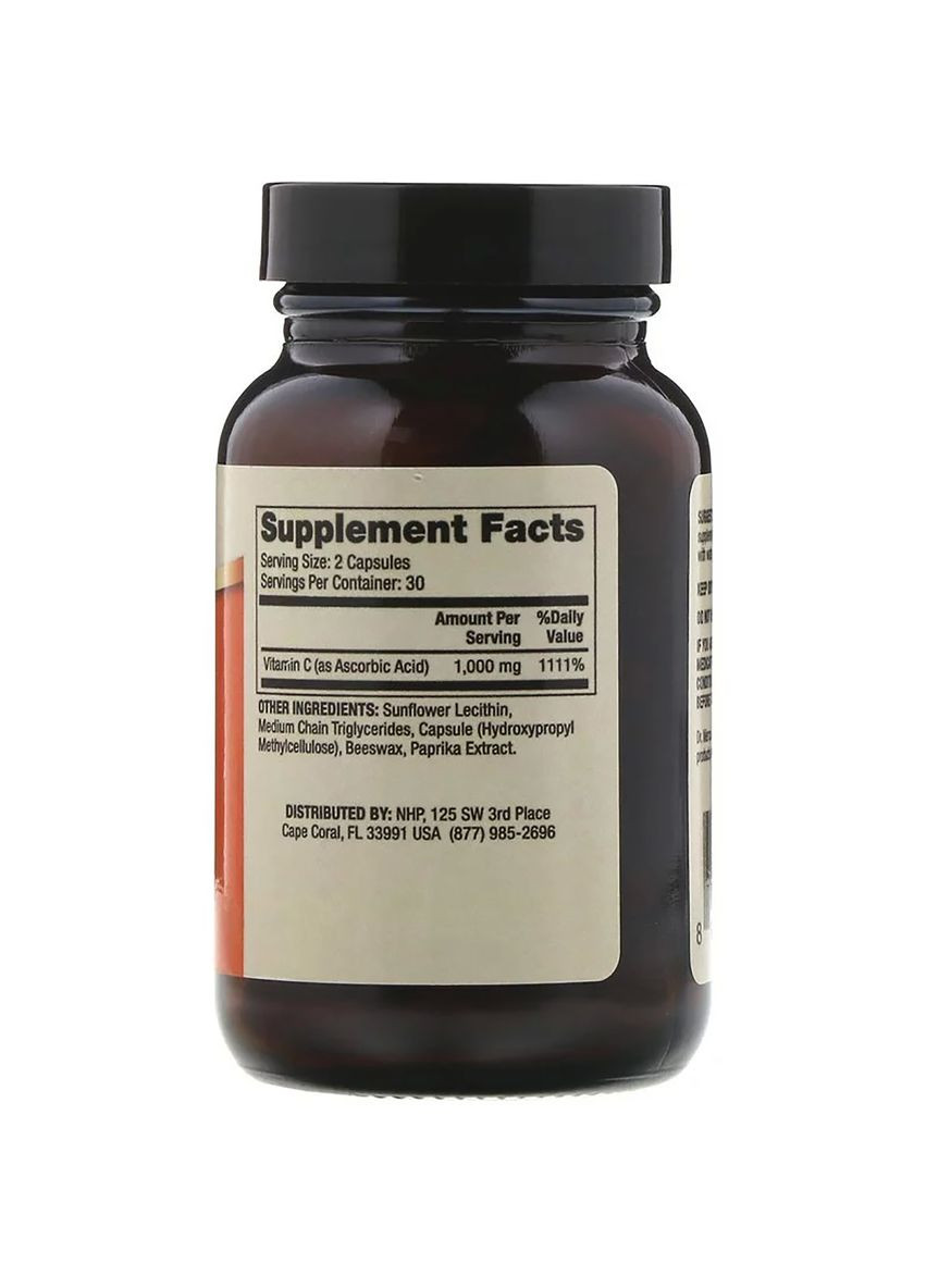 Витамин C в липосомах, 1000 мг, Liposomal Vitamin C, 60 капсул Dr. Mercola (326055049)