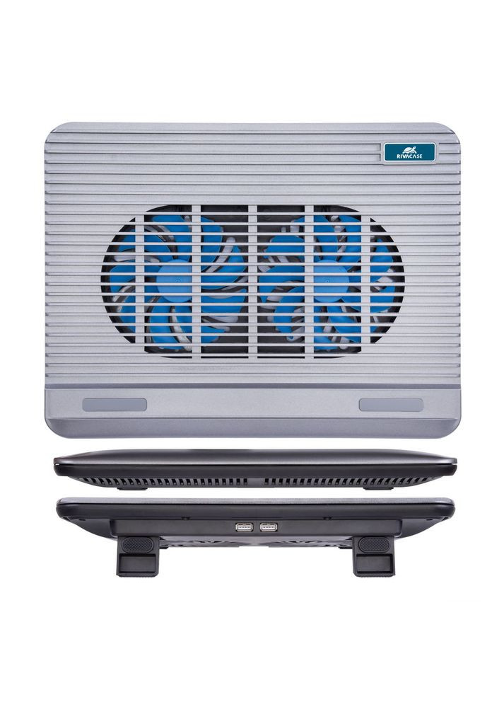 Охлаждающая подставка для ноутбука 5555 Silver RIVACASE (339085031)