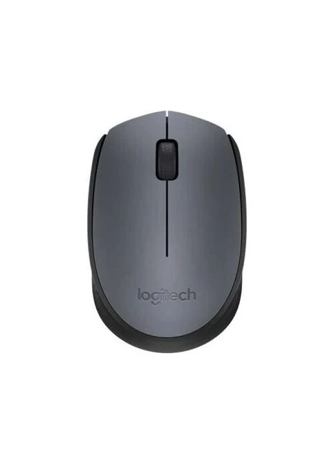 Мышь M170, Grey/Black, USB, беспроводная, оптическая, 1000 dpi, 3 кнопки, 1xAA () 910-004642 Logitech (395337424)