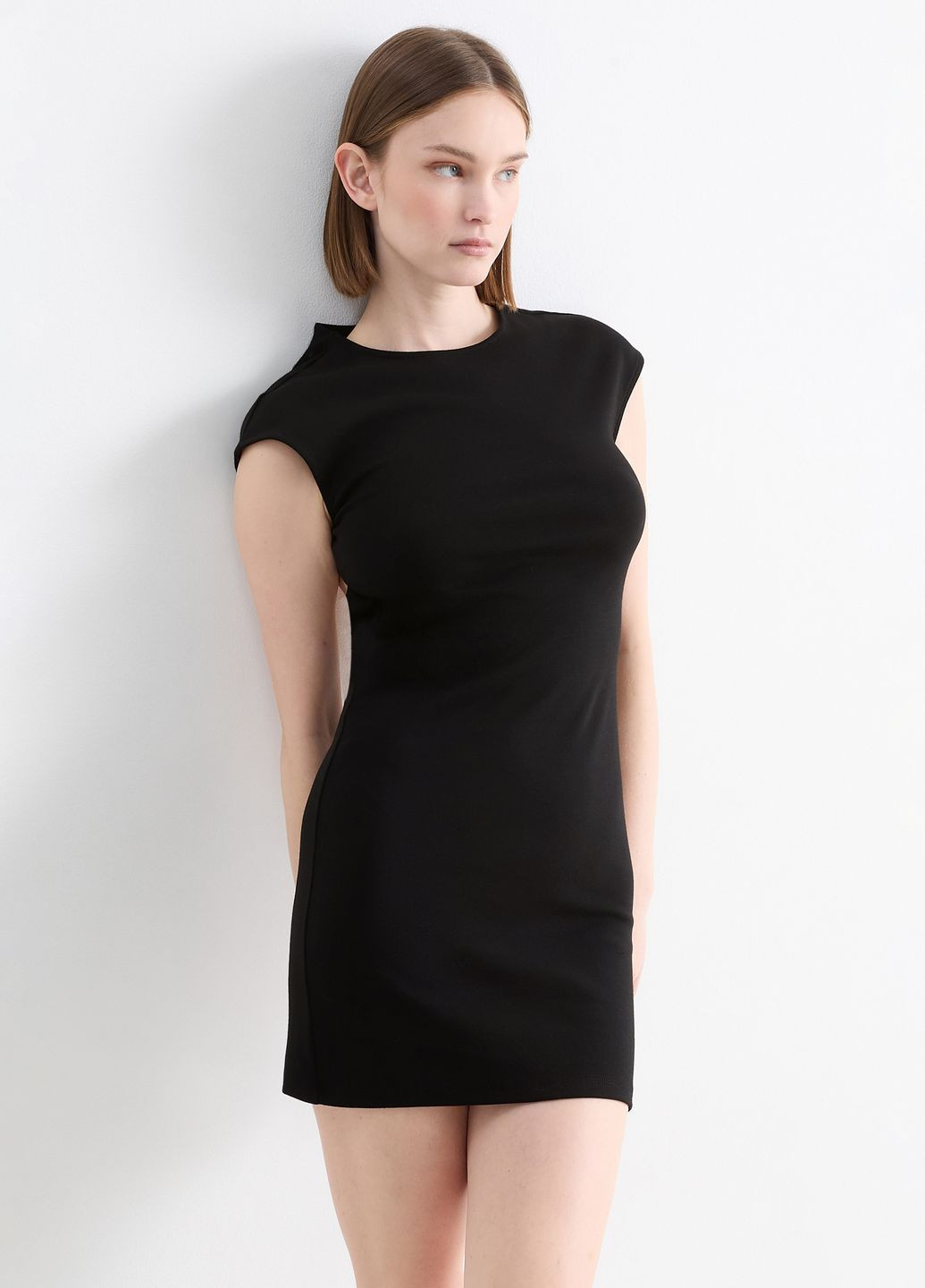 Чорна кежуал сукня з бавовни C&A однотонна