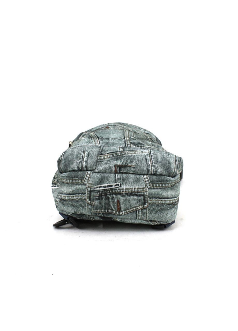Однолямковий рюкзак слінг 112.47 сірий джинс Wallaby (269994619)