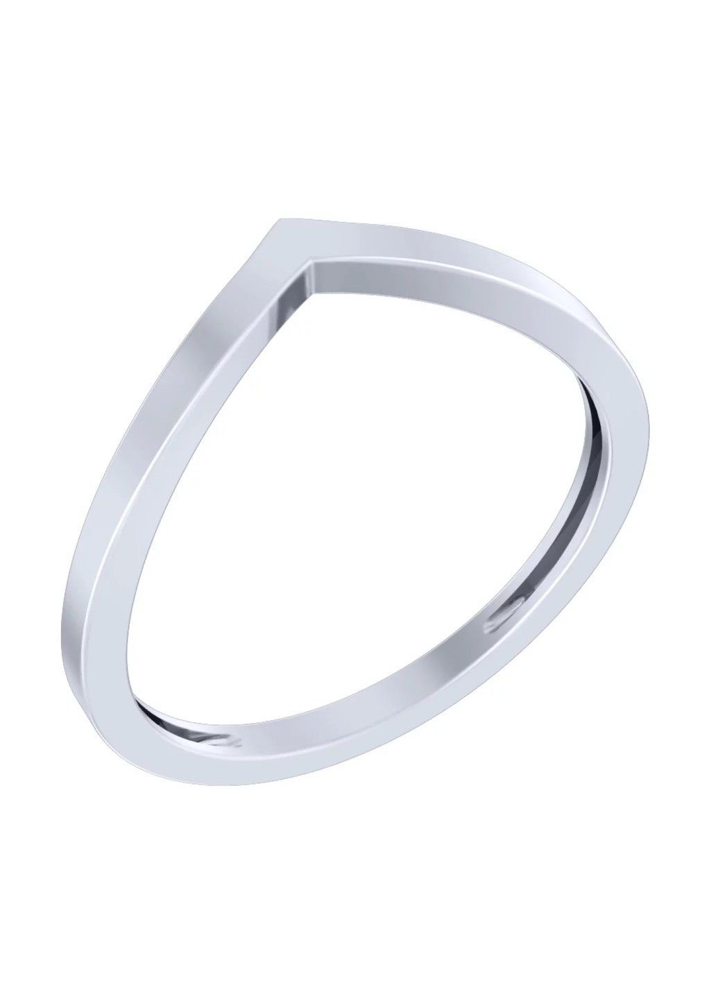 Серебряное кольцо на среднюю фалангу Удача 14,5р UMAX (291883793)