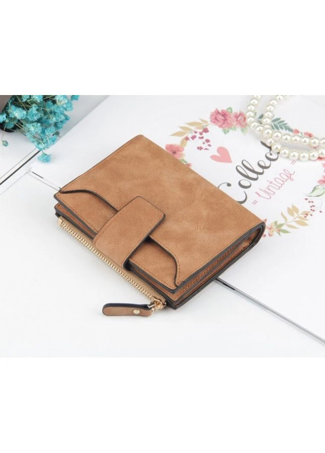 Женский кошелек Baellery Коричневый No Brand (393672659)