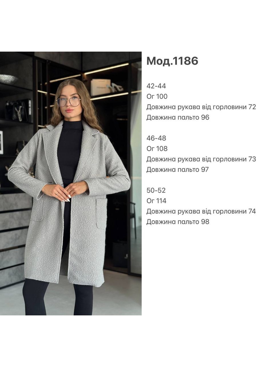 Темно-коричневое демисезонное Женское пальто FINO Mode