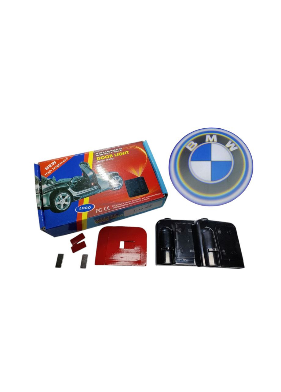 Лазерная подсветка на дверях автомобиля с логотипом BMW (330255039)