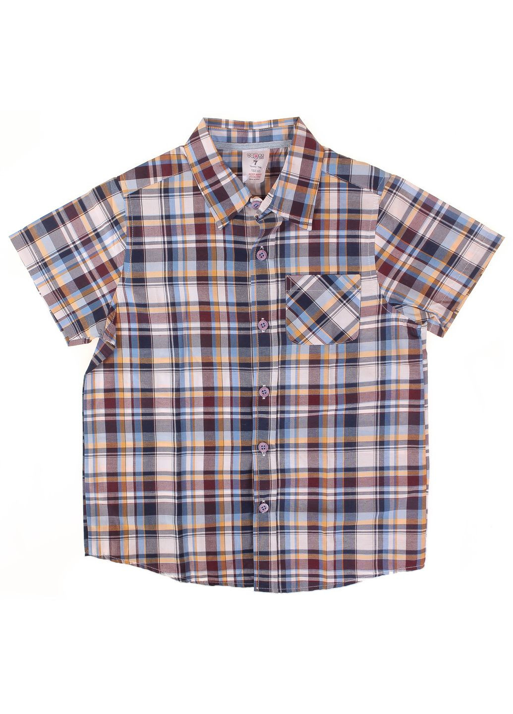 Сорочка З Коротким Рукавом 13YECGMK1057 Блакитний Soobe (360935213)