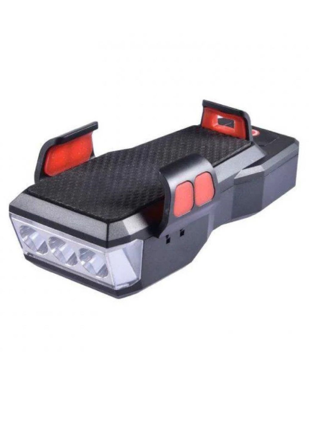 Велосипедний ліхтар на кермо WD 424 акумуляторний з тримачем телефону та сигналом VTech (330033598)