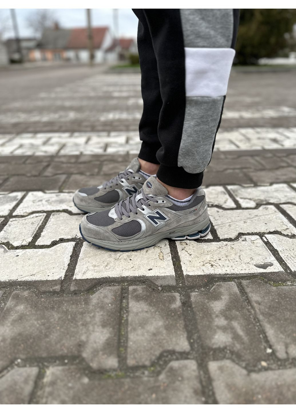 КРОССОВКИ ЖЕНСКИЕ NEW BALANCE 2002R OG LIGHT GREY НЬЮ БЕЛАНС 2002R No Brand серые демисезоны (367170281)