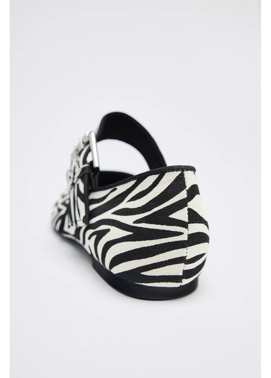 Жіночі балетки Zara | чорно-білі (361248114)