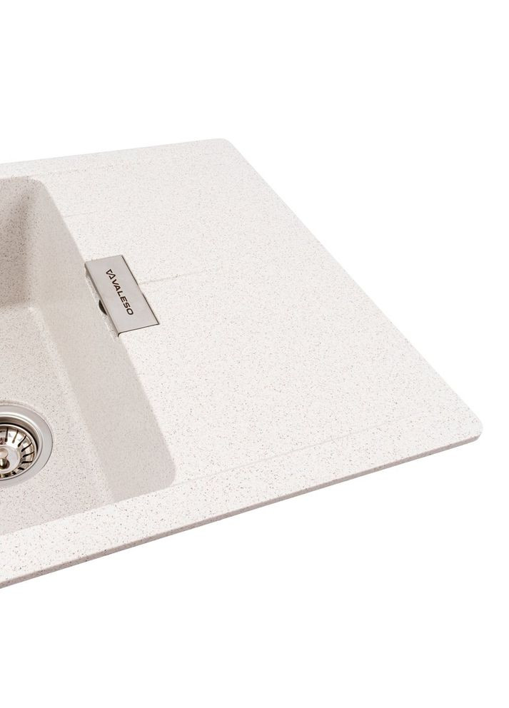 Гранітна мийка для кухні ZIRKONE 6250 матова Топаз Valeso (358059708)