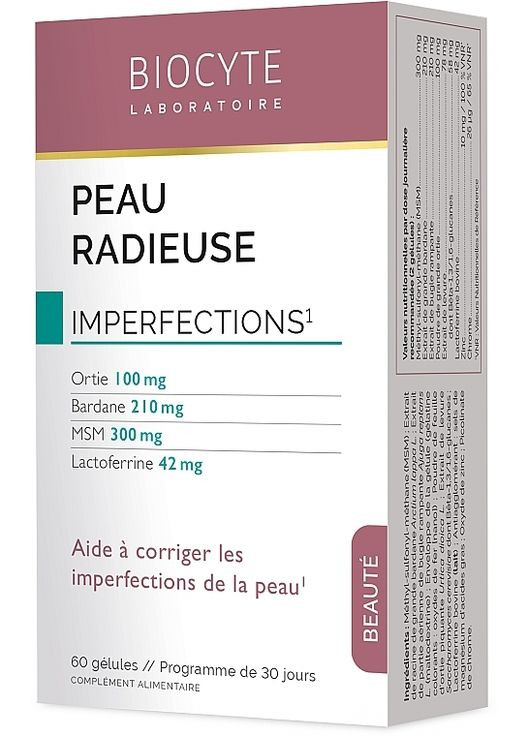 Пищевая добавка «Сияющая кожа» Radiant Skin 60шт (1064256-31163877) Biocyte (368656291)