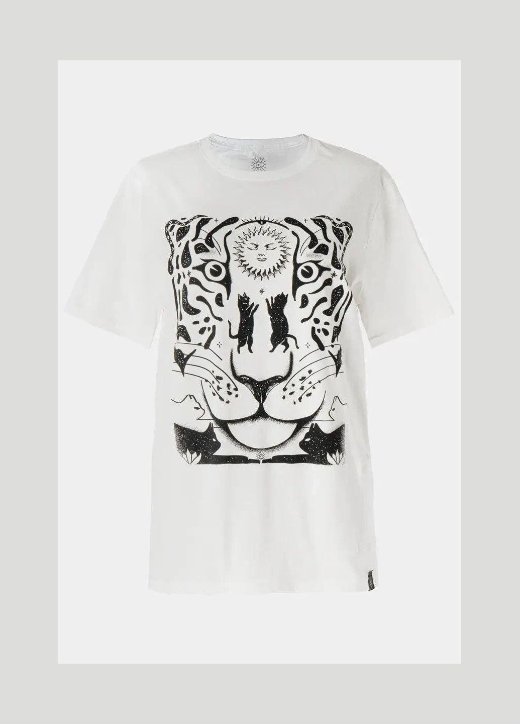 Футболка жіноча з принтом 48 Біла 2664087756 No Brand - (341250167)