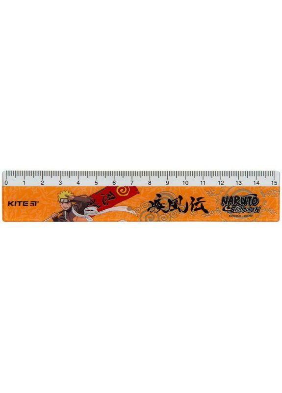 Линейка пластиковая, 15 см (аниме Наруто) (NR23-090) Kite (362419965)